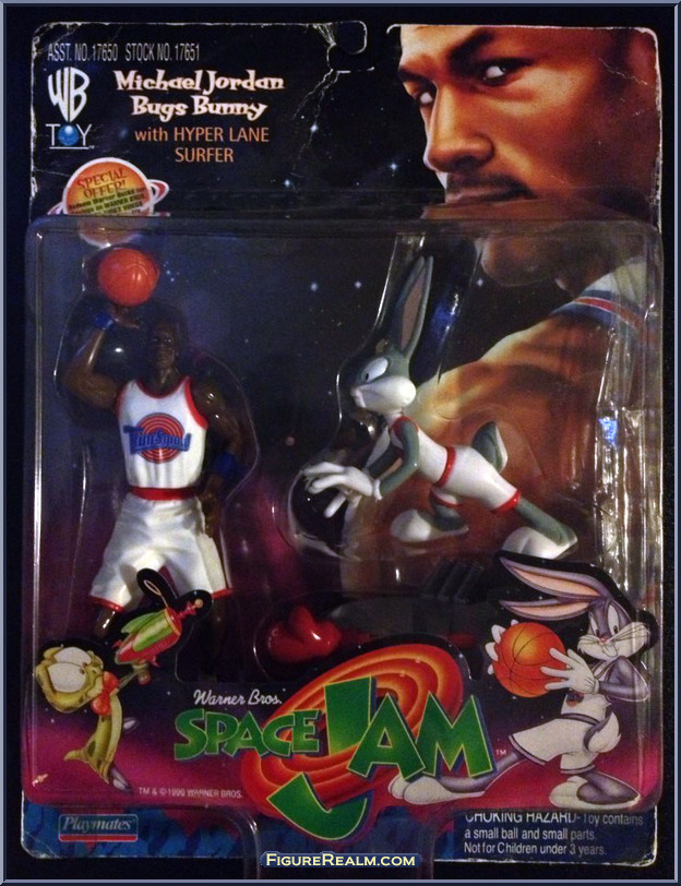 Michael Jordan / Bugs Bunny - Space Jam - Basic Series - Playmates Action  Figure