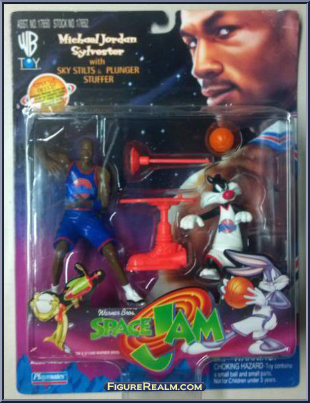Michael Jordan / Sylvester - Space Jam - Basic Series - Playmates Action  Figure