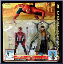 Spider-Man (Web Blast) / Doc Ock from Spider-Man 2 - Movie - Collector Series manufactured by Toy Biz [Front]