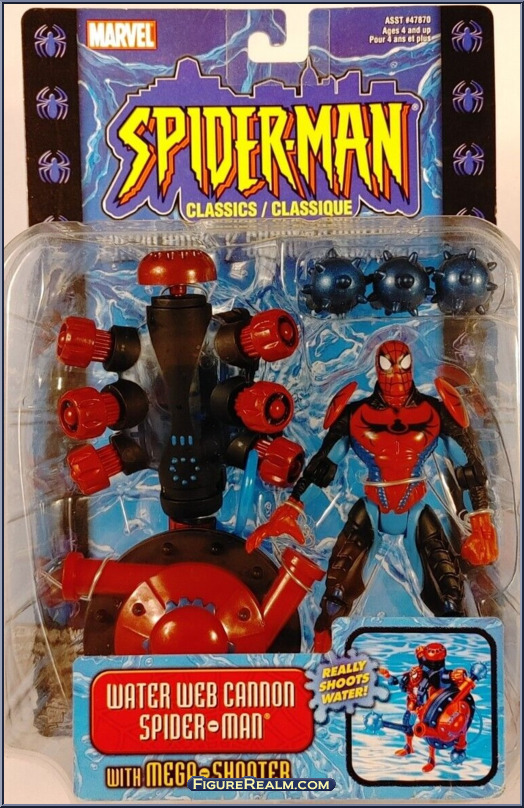 Web-Cannon Spider-Man Figure Classic Missile Launcher Grappling