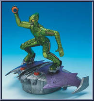 Goblin Glider from Spider-Man - Movie - Bump & Go Cycle manufactured by Toy Biz [Loose]