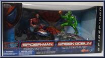 Spider-Man vs Green Goblin from Spider-Man - Movie - Bump & Go Cycle manufactured by Toy Biz [Front]