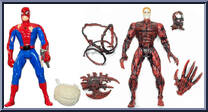 Carnage (Unleashed) & Spider-Man (Battle Ravaged) Action Figure