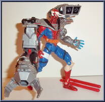 Spider-Man (Cyborg) from Spider-Man - Spider-Wars manufactured by Toy Biz [Loose]