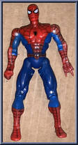 Spider-Man (Super Poseable) from Spider-Man - Animated - Series 3 manufactured by Toy Biz [Loose]