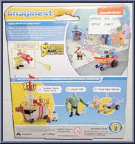 Food Fight SpongeBob from Spongebob Squarepants - Imaginext - Movie Sponge Out of Water manufactured by Fisher-Price [Back]