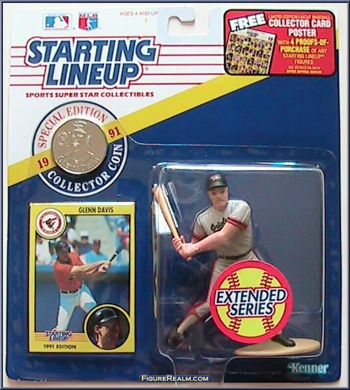 Glenn Davis - Starting Lineup - Baseball - 1991 Series - Kenner Action ...