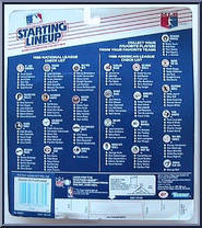Carlton Fisk (White Sox) from Starting Lineup - Baseball - 1988 Series manufactured by Kenner [Back]