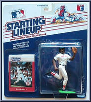 Ellis Burks (Red Sox) from Starting Lineup - Baseball - 1988 Series manufactured by Kenner [Front]