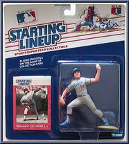 Fernando Valenzuela (Dodgers) from Starting Lineup - Baseball - 1988 Series manufactured by Kenner [Front]