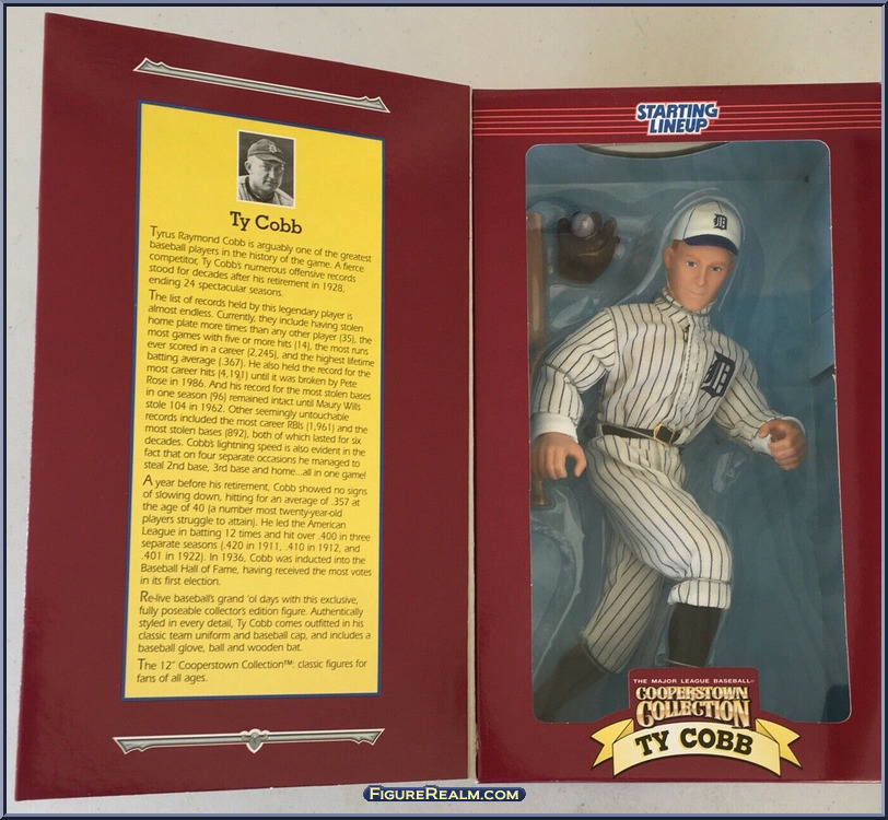 starting lineup cooperstown collection ty cobb