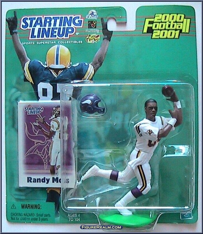 Randy Moss (White Jersey) - Starting Lineup - Football - 2000 Series -  Kenner Action Figure