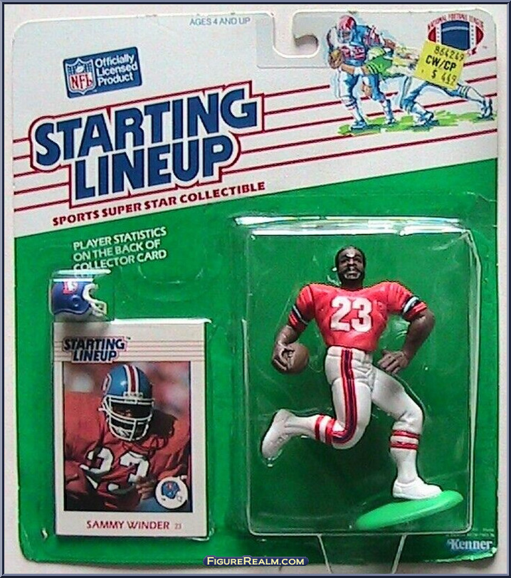 Sammy Winder - Starting Lineup - Football - 1988 Series - Kenner Action ...