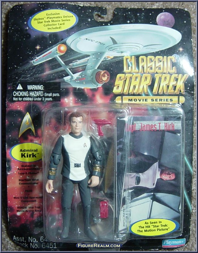 Admiral Kirk - Star Trek - Classic - Movie Series - Playmates Action Figure