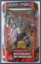 Klingon Warrior from Star Trek - Collectors Series - Alien Combat Series manufactured by Playmates [Front]