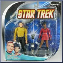 Captain Kirk and Lt. Uhura from Star Trek - Original Series - 2-Packs manufactured by Diamond Select [Front]