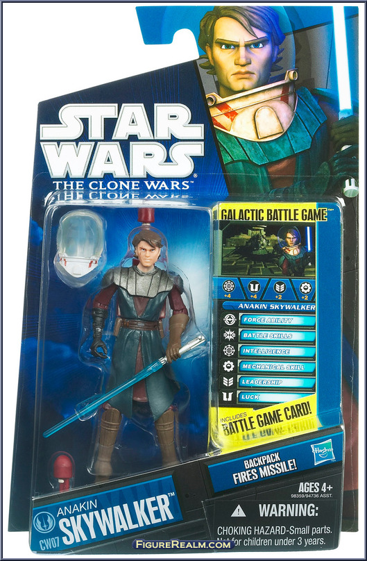 Anakin Skywalker - Star Wars - Clone Wars (2008) - Battle Game Cards ...