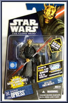 Savage Opress (Armored) from Star Wars - Clone Wars (2008) - Battle Game Cards manufactured by Hasbro [Front]