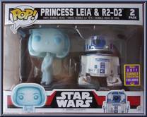 Princess Leia (Holographic) / R2-D2 from Star Wars - Pop! Sets manufactured by Funko [Front]