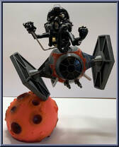 TIE Fighter Pilot in TIE Fighter (Gray Fighter) from Star Wars - Kustomz manufactured by Gentle Giant [Loose]