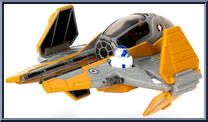 Anakin Skywalker's Jedi Interceptor (Light Armor) from Star Wars - Micro Galaxy Squadron - Series 3 manufactured by Jazwares [Loose]