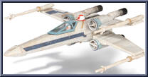 Antoc Merrick's X-Wing (Starfighter Class) from Star Wars - Micro Galaxy Squadron - Series 2 manufactured by Jazwares [Loose]