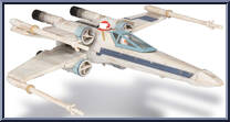 Antoc Merrick's X-Wing (Starfighter Class) from Star Wars - Micro Galaxy Squadron - Series 2 manufactured by Jazwares [Loose]