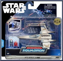 Antoc Merrick's X-Wing (Starfighter Class) from Star Wars - Micro Galaxy Squadron - Series 2 manufactured by Jazwares [Front]