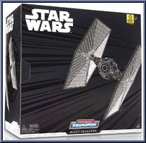 Black Squadron (Empire Fleet) from Star Wars - Micro Galaxy Squadron - Exclusives manufactured by Jazwares [Front]