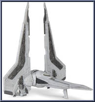 Bo Katan's Gauntlet Fighter (Starfighter Class) from Star Wars - Micro Galaxy Squadron - Series 2 manufactured by Jazwares [Loose]