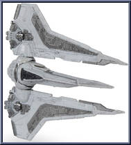 Bo Katan's Gauntlet Fighter (Starfighter Class) from Star Wars - Micro Galaxy Squadron - Series 2 manufactured by Jazwares [Loose]