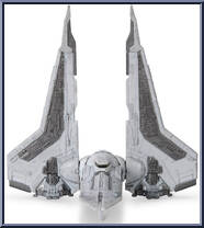Bo Katan's Gauntlet Fighter (Starfighter Class) from Star Wars - Micro Galaxy Squadron - Series 2 manufactured by Jazwares [Loose]