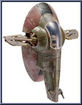 Boba Fett's Starship (Slave I) (Starship Class) from Star Wars - Micro Galaxy Squadron - Series 1 manufactured by Jazwares [Loose]