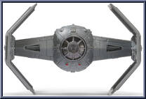 Darth Vader's Tie Advanced (Starfighter Class) from Star Wars - Micro Galaxy Squadron - Series 1 manufactured by Jazwares [Loose]