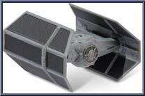 Darth Vader's Tie Advanced (Starfighter Class) from Star Wars - Micro Galaxy Squadron - Series 1 manufactured by Jazwares [Loose]