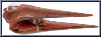 Geonosian Starfighter from Star Wars - Micro Galaxy Squadron - Exclusives manufactured by Jazwares [Loose]