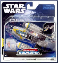 Gold Leader's Y-Wing (Starfighter Class) from Star Wars - Micro Galaxy Squadron - Series 4 manufactured by Jazwares [Front]
