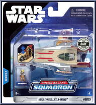 Hera Syndulla's A-Wing (Light Armor) from Star Wars - Micro Galaxy Squadron - Series 2 manufactured by Jazwares [Front]