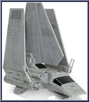 Imperial Shuttle (Starship Class) from Star Wars - Micro Galaxy Squadron - Series 4 manufactured by Jazwares [Loose]