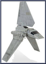Imperial Shuttle (Starship Class) from Star Wars - Micro Galaxy Squadron - Series 4 manufactured by Jazwares [Loose]