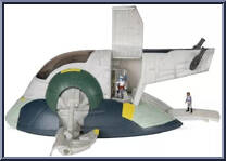 Jango Fett's Starship (Starship Class) from Star Wars - Micro Galaxy Squadron - Series 2 manufactured by Jazwares [Loose]