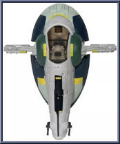 Jango Fett's Starship (Starship Class) from Star Wars - Micro Galaxy Squadron - Series 2 manufactured by Jazwares [Loose]