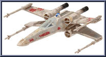 Jedi Luke Skywalker's X-Wing (Aged) (Starfighter Class) from Star Wars - Micro Galaxy Squadron - Series 1 manufactured by Jazwares [Loose]