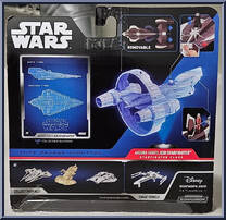 Jedi Starfighter (Ahsoka Tano) (Starfighter Class) from Star Wars - Micro Galaxy Squadron - Series 2 manufactured by Jazwares [Back]