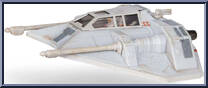 Luke Skywalker's Snowspeeder (Starfighter Class) from Star Wars - Micro Galaxy Squadron - Series 2 manufactured by Jazwares [Loose]