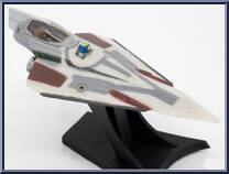 Mace Windu's Jedi Starfighter (Light Armor Class) from Star Wars - Micro Galaxy Squadron - Series 8 manufactured by Jazwares [Loose]