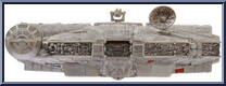 Millennium Falcon (Assault Class) from Star Wars - Micro Galaxy Squadron - Series 1 manufactured by Jazwares [Loose]
