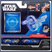 Obi-Wan's Jedi Starfighter (Starfighter Class) from Star Wars - Micro Galaxy Squadron - Series 1 manufactured by Jazwares [Back]