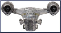 Razor Crest (Starship Class) from Star Wars - Micro Galaxy Squadron - Series 1 manufactured by Jazwares [Loose]