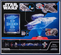 Razor Crest (Starship Class) from Star Wars - Micro Galaxy Squadron - Series 1 manufactured by Jazwares [Back]